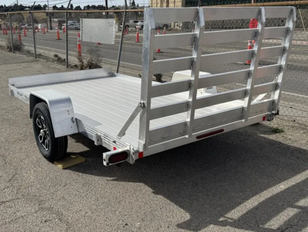 New 2026 Bear Track BTU76144F 76"x12' - 3.5K Aluminum Utility Trailer