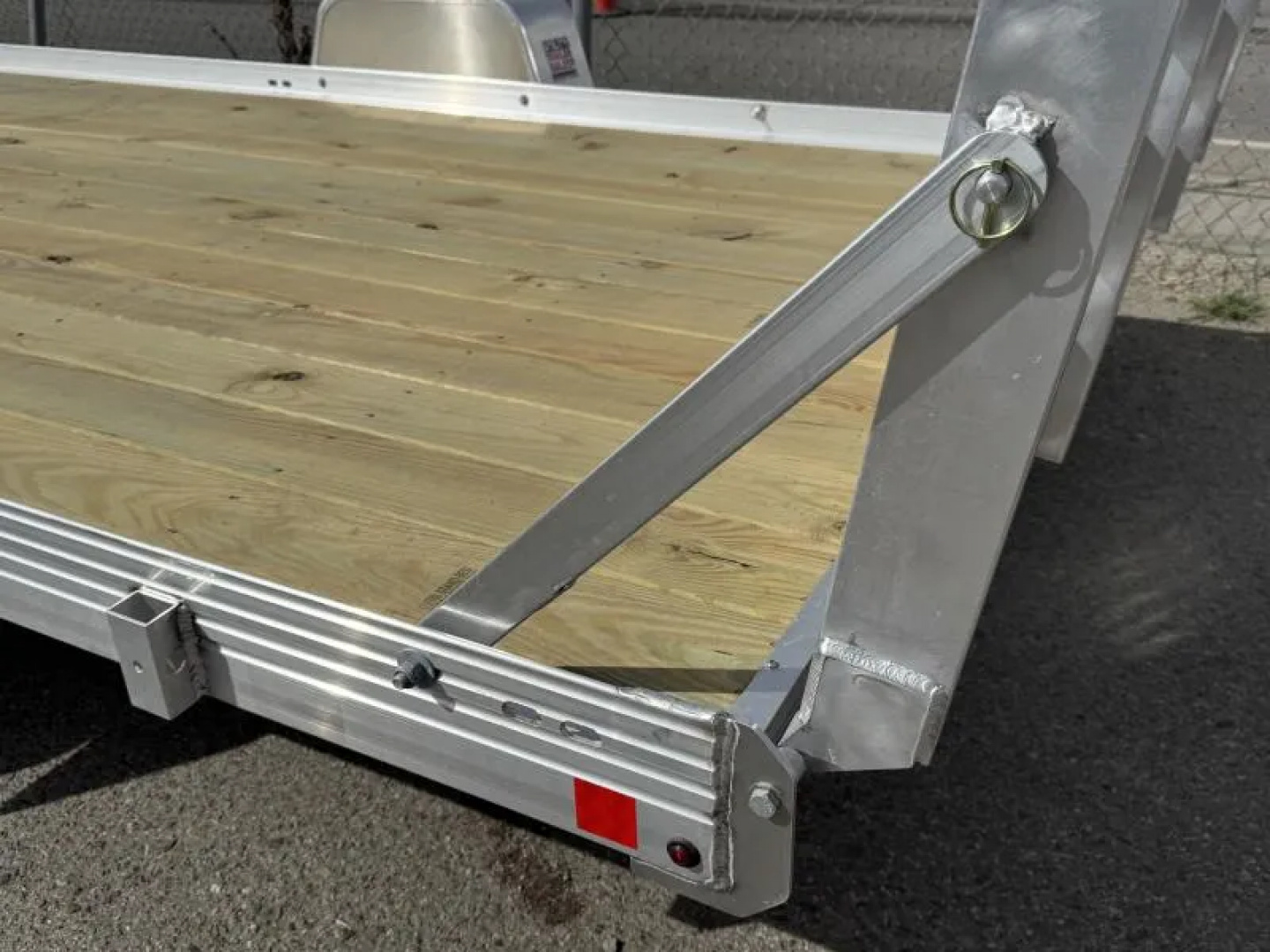 New 2026 Bear Track BTU80168W 80"x14' - 3.5K Aluminum Utility Trailer