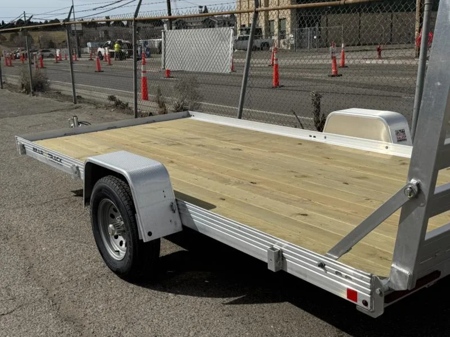 New 2026 Bear Track BTU80168W 80"x14' - 3.5K Aluminum Utility Trailer