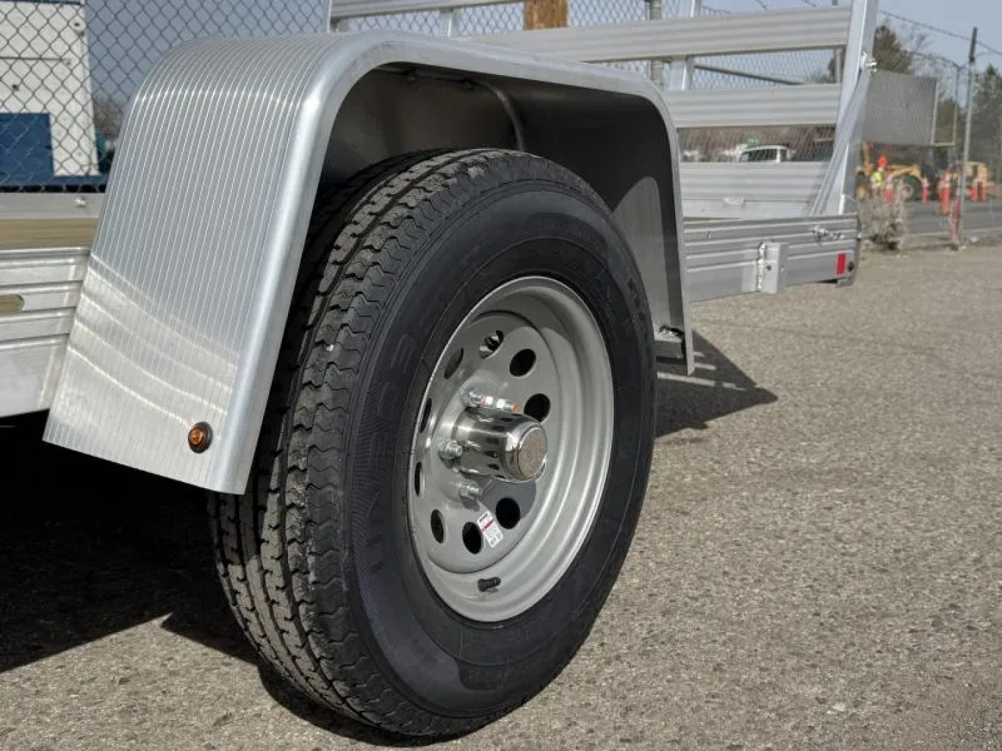 New 2026 Bear Track BTU80168W 80"x14' - 3.5K Aluminum Utility Trailer