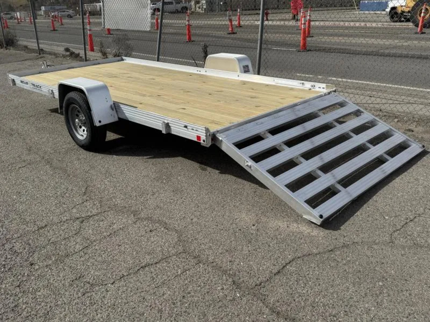 New 2026 Bear Track BTU80168W 80"x14' - 3.5K Aluminum Utility Trailer