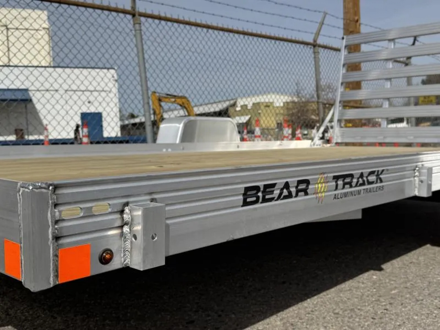 New 2026 Bear Track BTU80168W 80"x14' - 3.5K Aluminum Utility Trailer