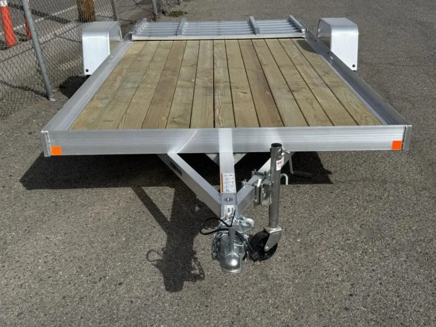 New 2026 Bear Track BTU80168W 80"x14' - 3.5K Aluminum Utility Trailer