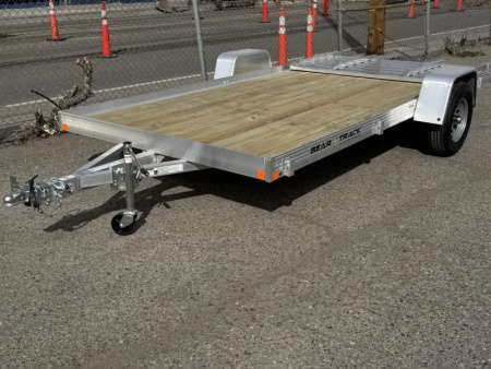 New 2026 Bear Track BTU80168W 80"x14' - 3.5K Aluminum Utility Trailer
