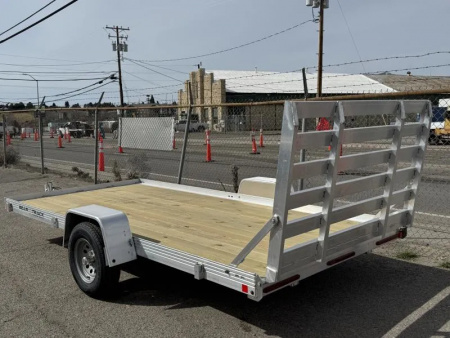 New 2026 Bear Track BTU80168W 80"x14' - 3.5K Aluminum Utility Trailer