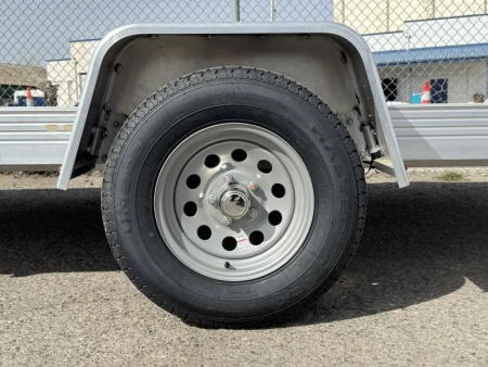 New 2026 Bear Track BTU80168W 80"x14' - 3.5K Aluminum Utility Trailer