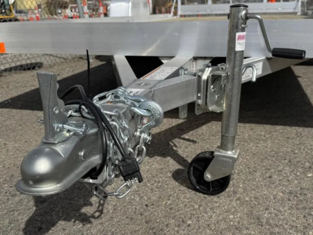 New 2026 Bear Track BTU80168W 80"x14' - 3.5K Aluminum Utility Trailer