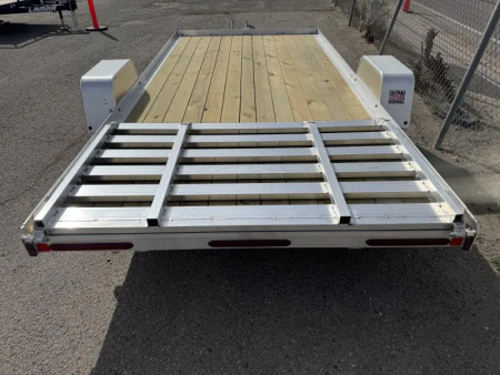 New 2026 Bear Track BTU80168W 80"x14' - 3.5K Aluminum Utility Trailer