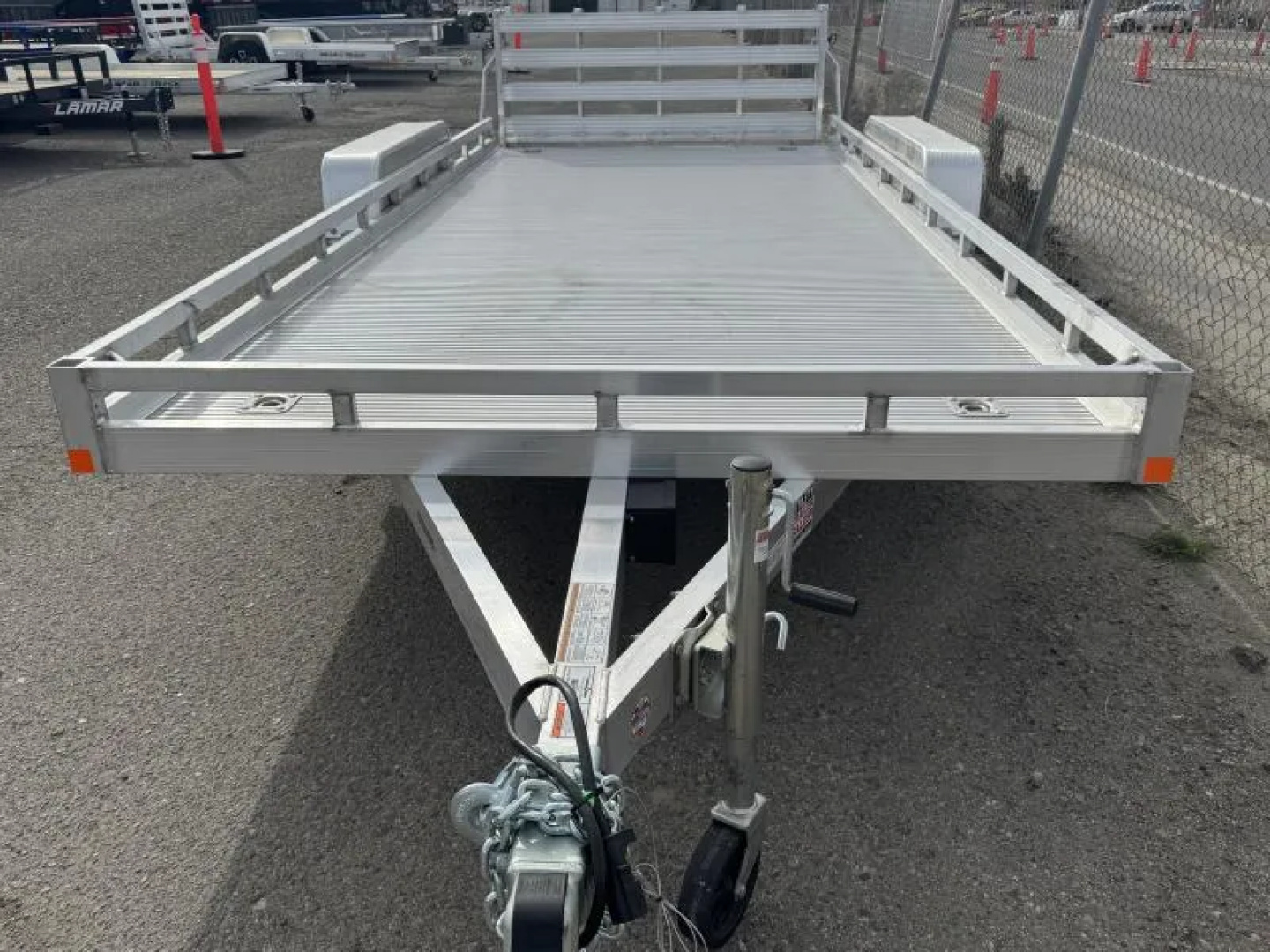 New 2026 Bear Track BTT81194S 81"x16' - 7K Aluminum Utility Trailer