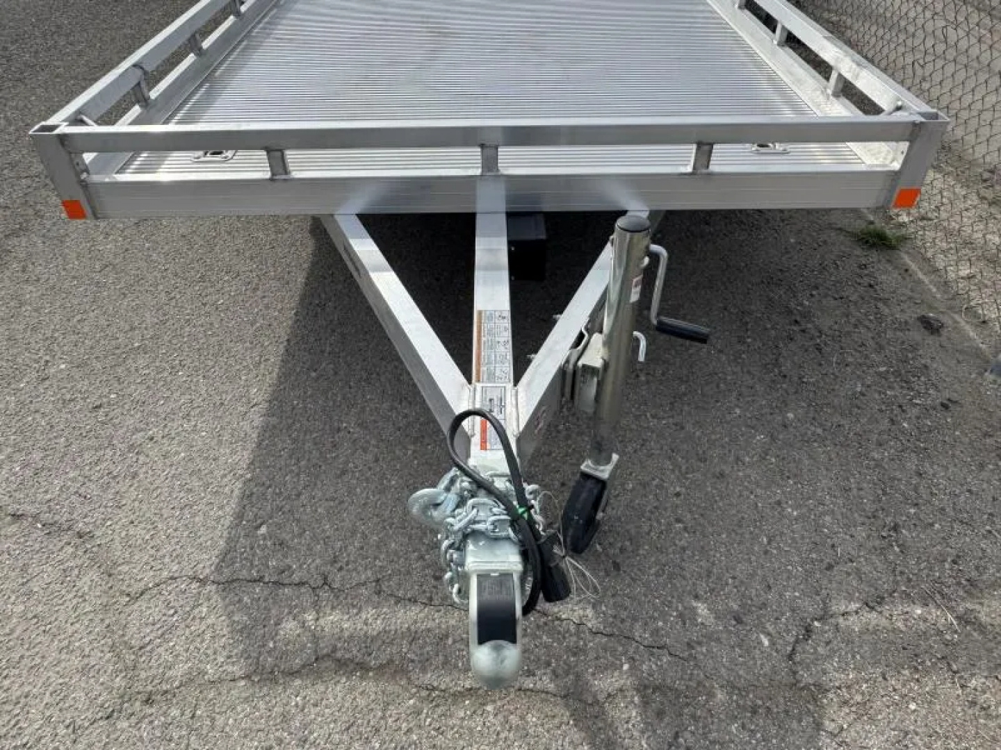 New 2026 Bear Track BTT81194S 81"x16' - 7K Aluminum Utility Trailer