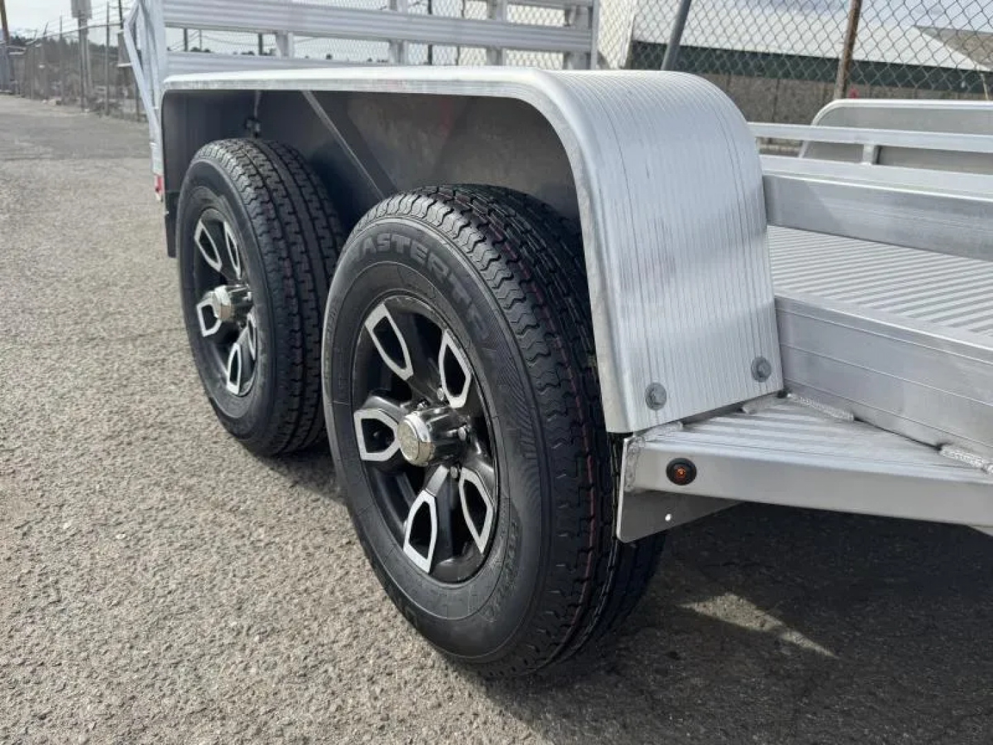 New 2026 Bear Track BTT81194S 81"x16' - 7K Aluminum Utility Trailer