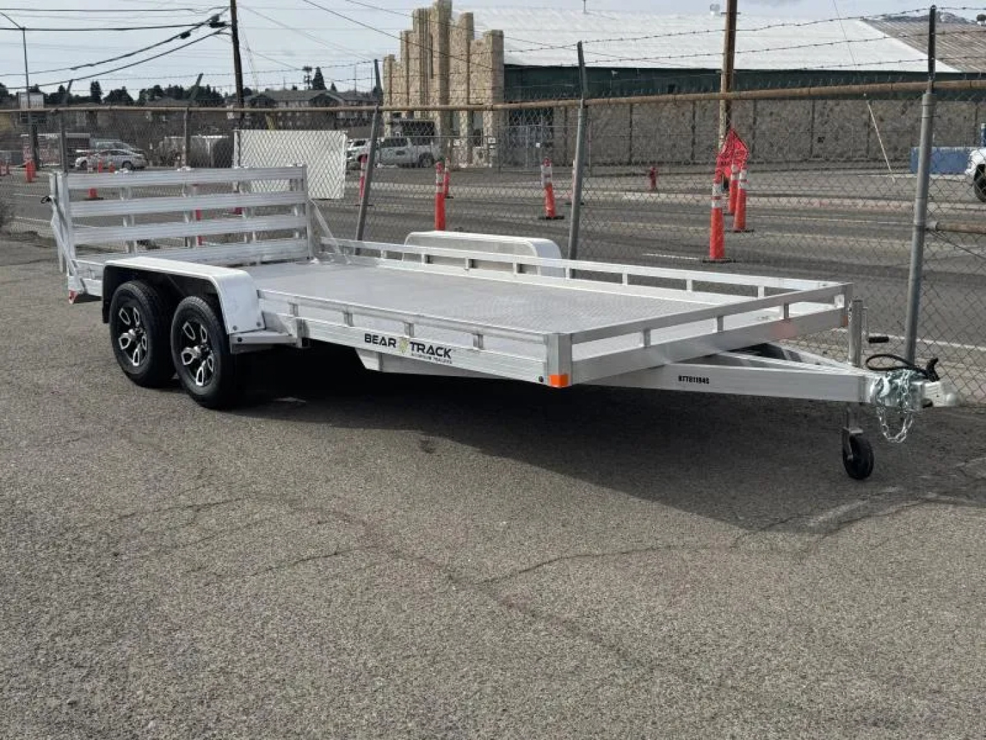 New 2026 Bear Track BTT81194S 81"x16' - 7K Aluminum Utility Trailer