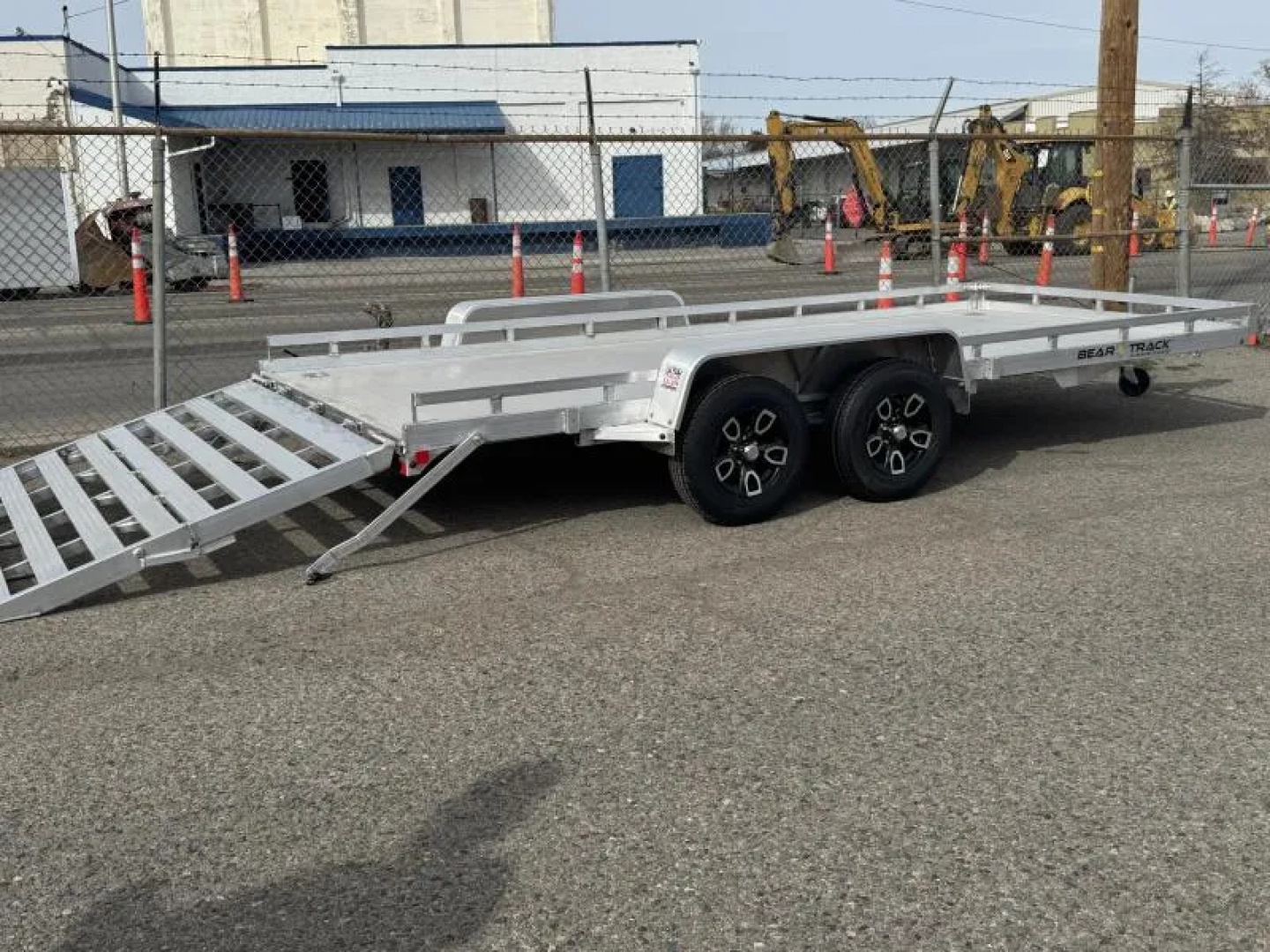 New 2026 Bear Track BTT81194S 81"x16' - 7K Aluminum Utility Trailer