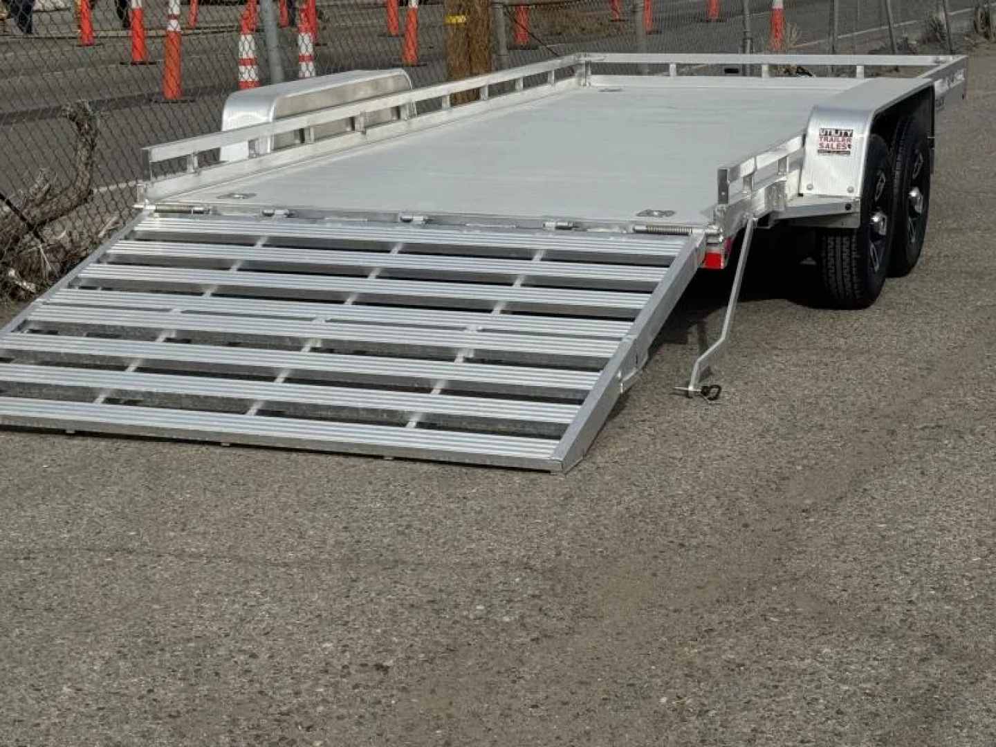 New 2026 Bear Track BTT81194S 81"x16' - 7K Aluminum Utility Trailer