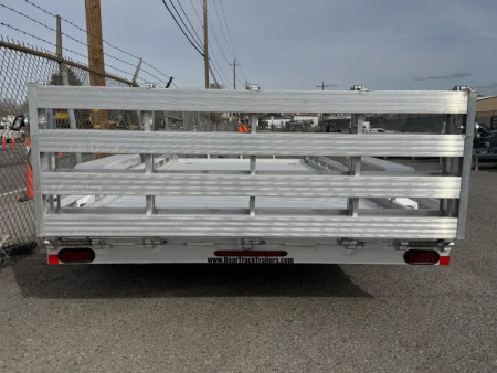 New 2026 Bear Track BTT81194S 81"x16' - 7K Aluminum Utility Trailer