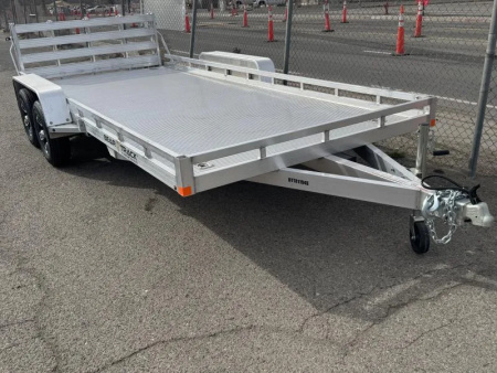 New 2026 Bear Track BTT81194S 81"x16' - 7K Aluminum Utility Trailer