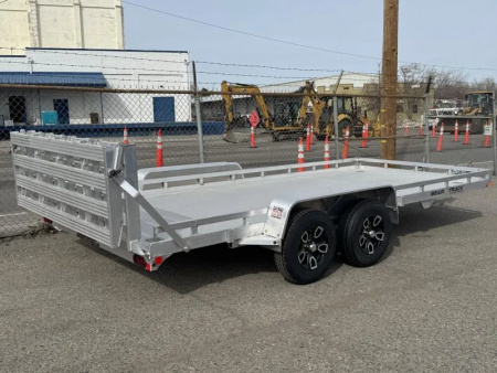 New 2026 Bear Track BTT81194S 81"x16' - 7K Aluminum Utility Trailer