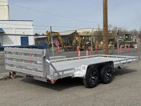 New 2026 Bear Track BTT81194S 81"x16' - 7K Aluminum Utility Trailer