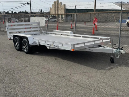 New 2026 Bear Track BTT81194S 81"x16' - 7K Aluminum Utility Trailer