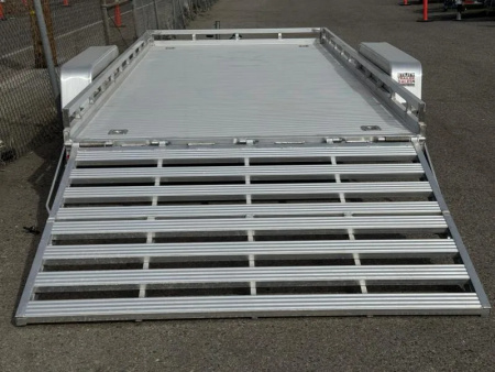New 2026 Bear Track BTT81194S 81"x16' - 7K Aluminum Utility Trailer