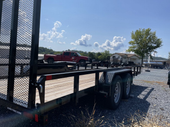 New 2024 Sure-Trac 7X18 Landscape Trailer