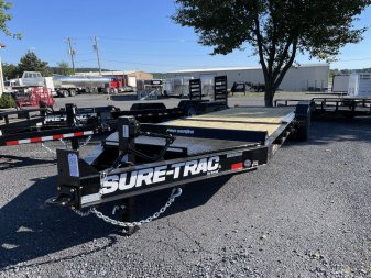 New 2025 Sure-Trac 16+6 Pro Series Tilt Equipment Trailer