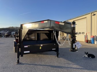 New 2024 Sure-Trac 7X16 Gooseneck Dump Trailer
