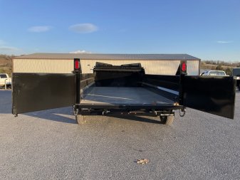 New 2024 Sure-Trac 7X16 Gooseneck Dump Trailer