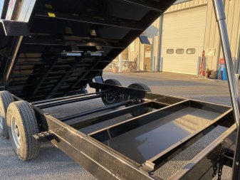 New 2024 Sure-Trac 7X16 Gooseneck Dump Trailer