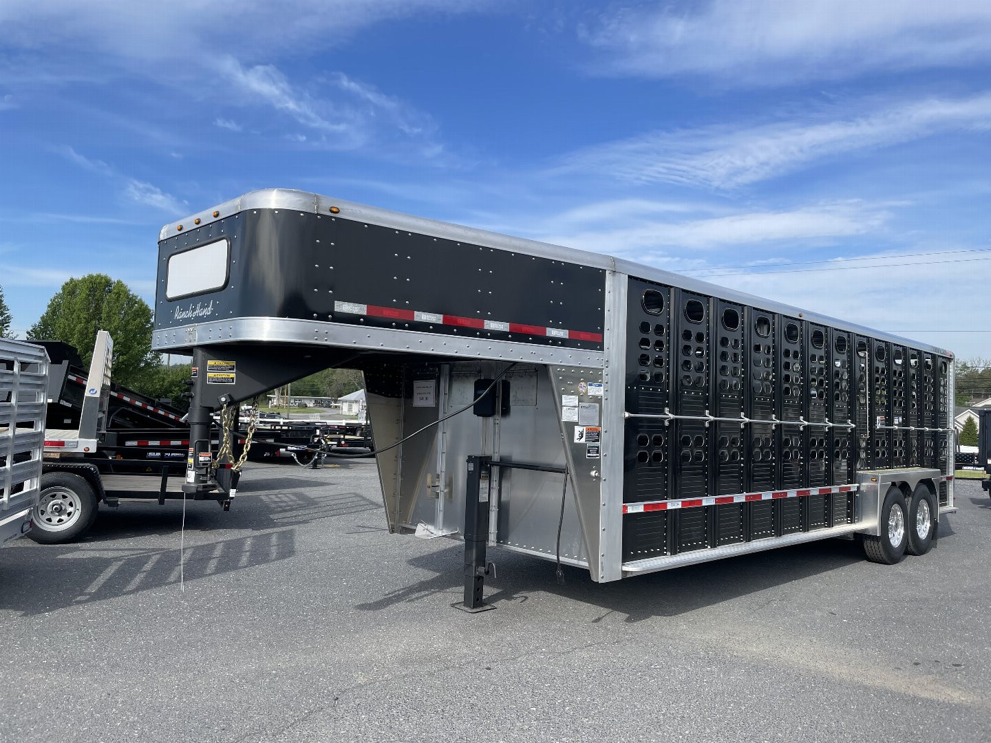 New 2025 Wilson 7x24x6'8" Stock Trailer