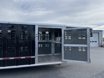 New 2025 Wilson 7x24x6'8" Stock Trailer