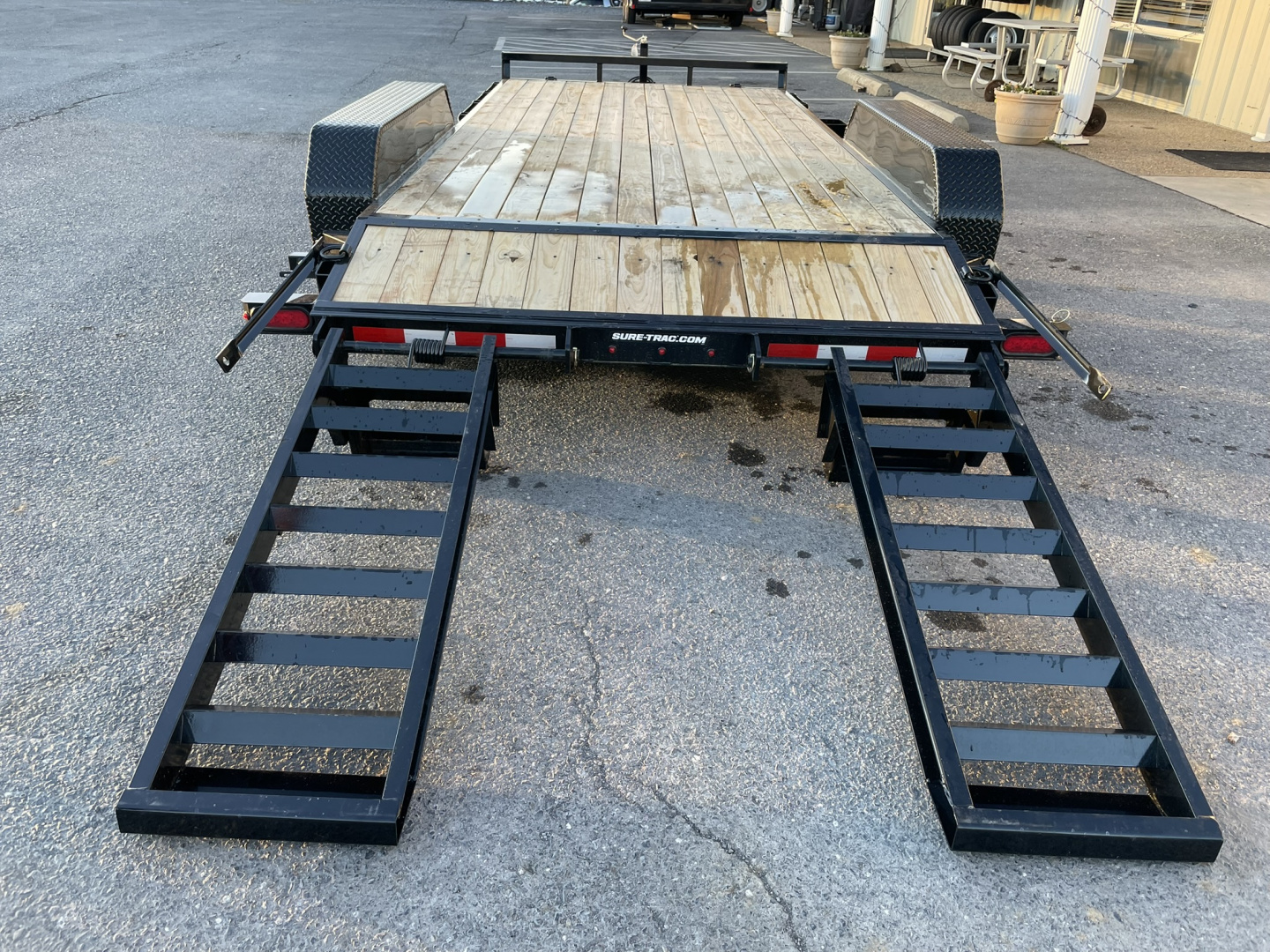 New 2026 Sure-Trac 82"x14+2 10k Equipment Trailer