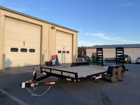 New 2026 Sure-Trac 82"x14+2 10k Equipment Trailer