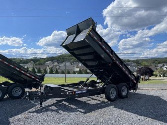 New 2024 SURE-TRAC 7X14 Dual Ram Dump Trailer