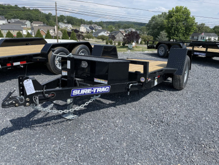 New 2026 Sure-Trac 5x10 Single Axle Tilt Trailer Equipment Trailer