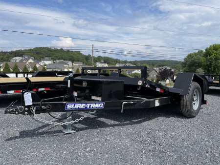 New 2026 Sure-Trac 5x10 Single Axle Tilt Trailer Equipment Trailer
