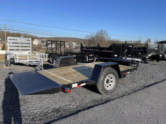 New 2026 Sure-Trac 78"X12' Single Axle Tilt Equipment Trailer