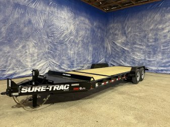 New 2024 SURE-TRAC 7X18+4 Pro Series Tilt Equipment Trailer