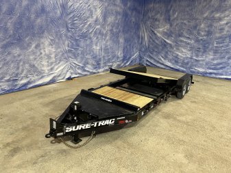 New 2024 SURE-TRAC 7X18+4 Pro Series Tilt Equipment Trailer