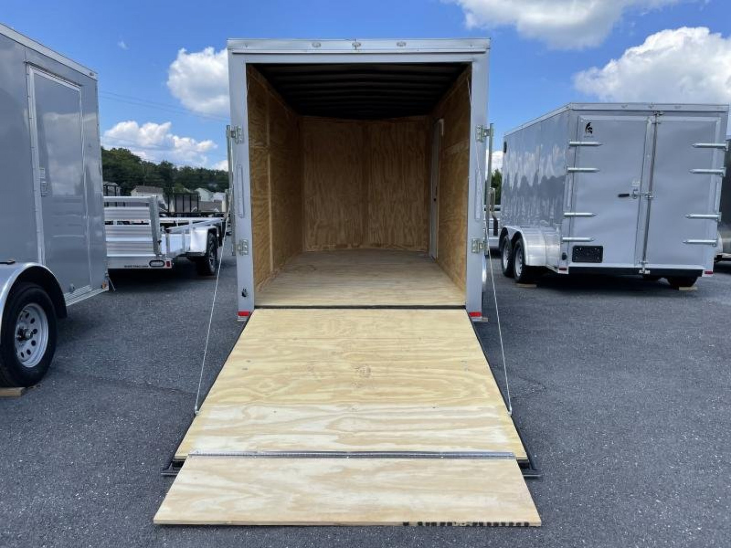 New 2026 Spartan Cargo 6x12X6'3" Rear Ramp Door Enclosed Trailer