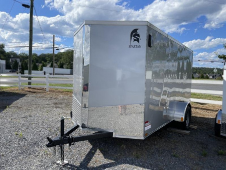 New 2026 Spartan Cargo 6x12X6'3  Rear Ramp Door Enclosed Trailer