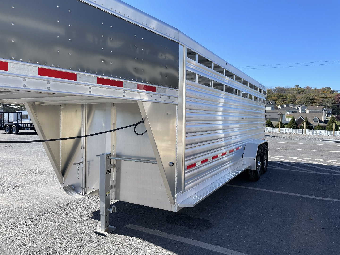 New Featherlite Trailers 8117-6'7"X20' Stock Trailer