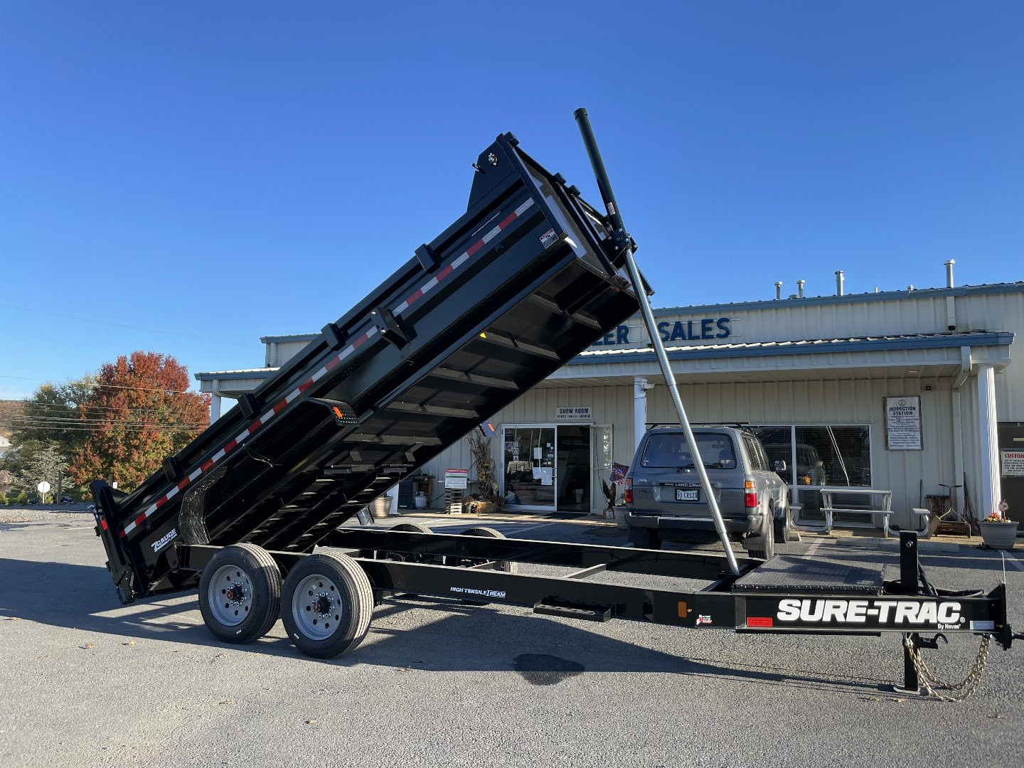 New 2025 Sure-Trac 82"X16 Pro Series Dump Trailer