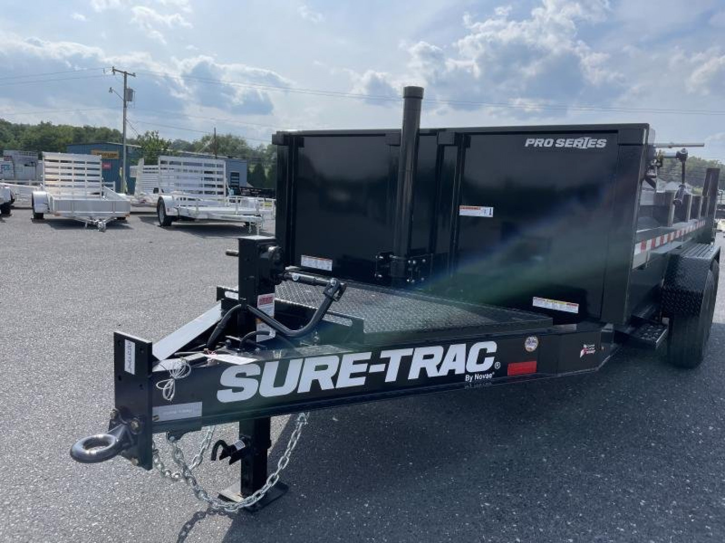 New 2025 SURE-TRAC 7X14 Pro Series Dump Trailer