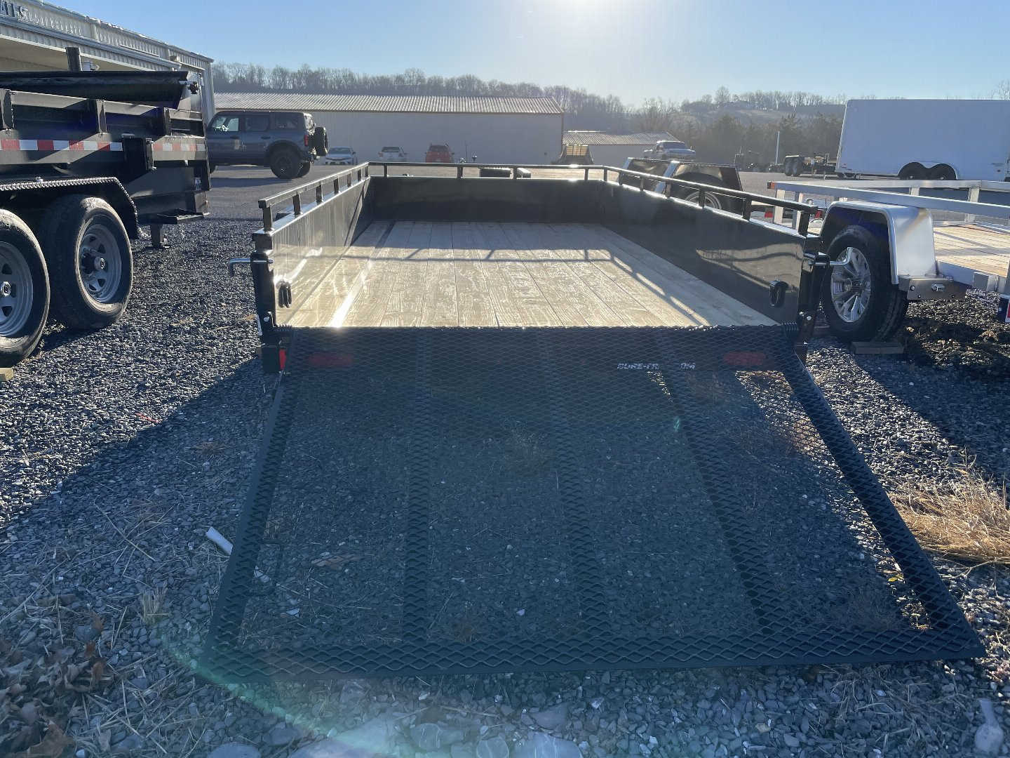 New 2026 Sure-Trac 6x12 Steel High Side Utility Trailer