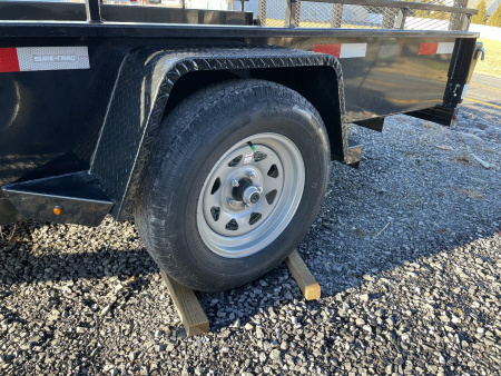 New 2026 Sure-Trac 6x12 Steel High Side Utility Trailer