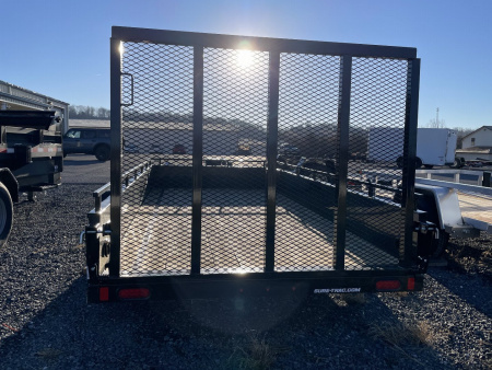 New 2026 Sure-Trac 6x12 Steel High Side Utility Trailer