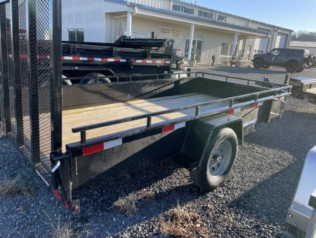 New 2026 Sure-Trac 6x12 Steel High Side Utility Trailer