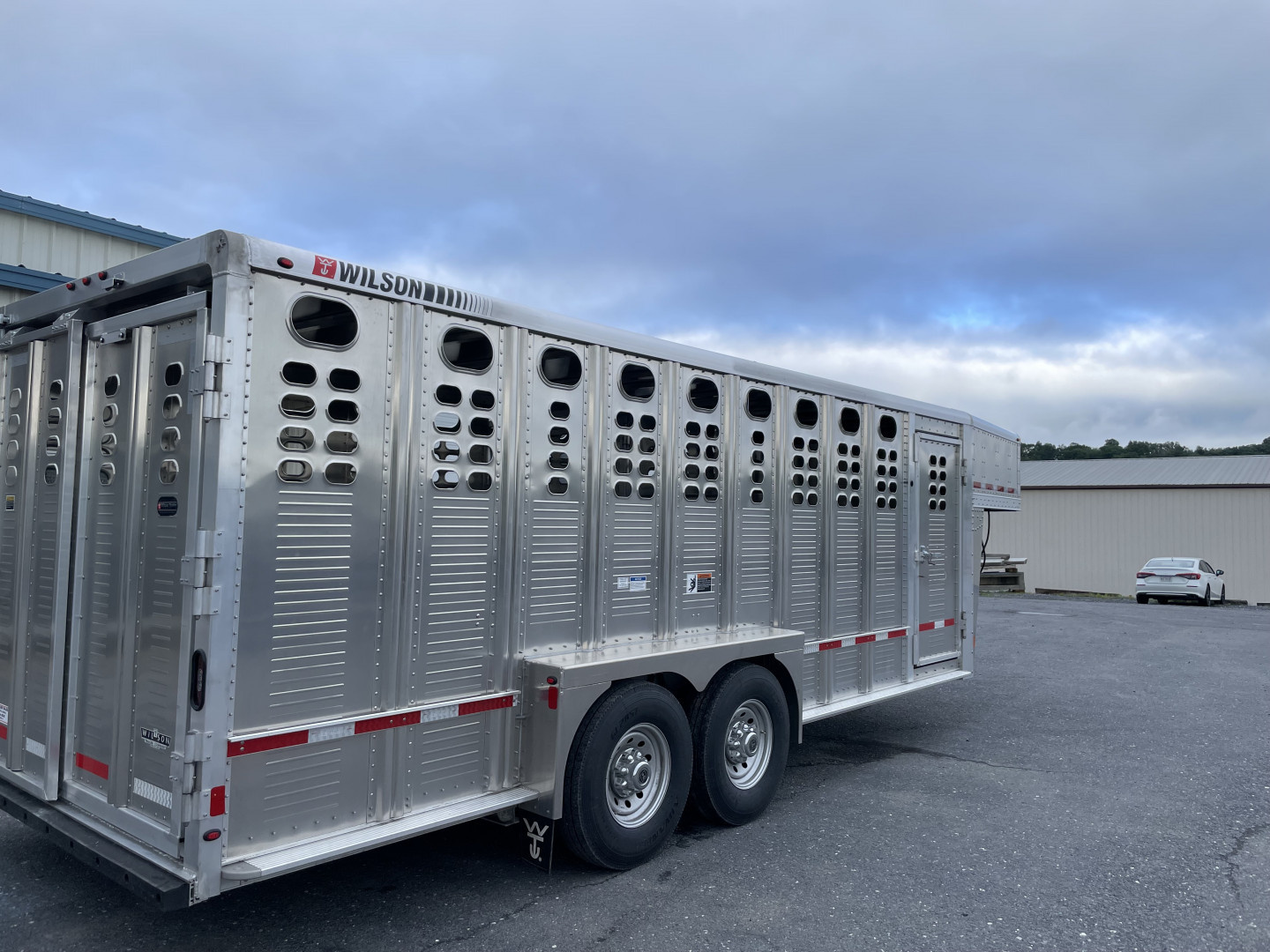 New 2026 Wilson 7'3"x20's6'8" Ranchand Stock Trailer