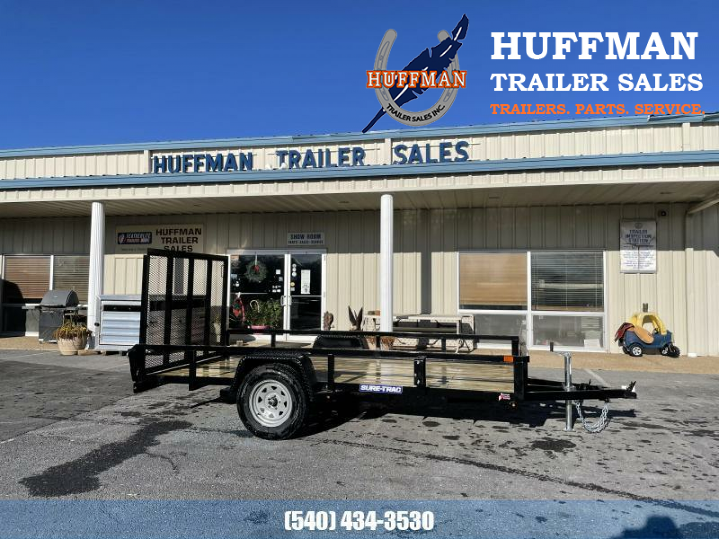 New 2025 SURE-TRAC 7X12 Utility Trailer